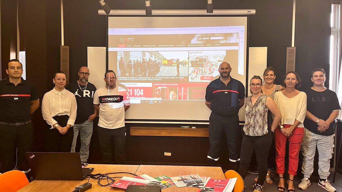 Sdis_87's tweet photo. #Volontariat
#acte2 du partenariat entre les employeurs de #SPV🧑🏻‍💼&amp; le CIS #ChateauneufLaForet 🏪🚒
Sur invitation de la société #SAICAPACK, les👨🏻‍🚒et le service #Volontariat #SDIS87 ont présenté leur #engagement lors d’1️⃣ journée d’intégration des nouveaux personnels del’entreprise https://t.co/ZaTrk9SaQW