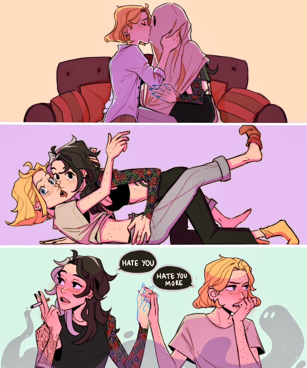 Just a girl and her ghost 💋