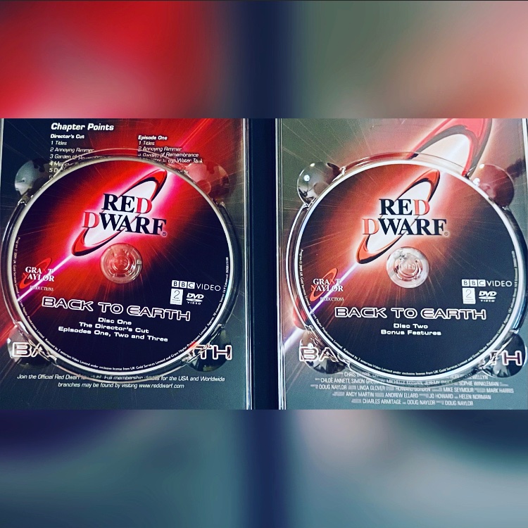 rareflicksplus's tweet photo. #NewArrival! Red Dwarf: Back to Earth (DVD 2009) 2-Disc Set Director's Cut BBC Video Dave Sci-Fi

https://t.co/J9x6NlGiJm

#RedDwarf #RedDwarfBacktoEarth #BacktoEarth #Dave #Miniseries #DirectorsCut #BBCVideo #2000s #SciFi #SciFiMovie #SciFiCommunity #DVD #DVDs #PhysicalMedia https://t.co/Zy7cbx0dUp