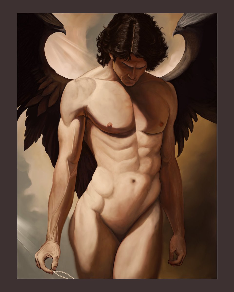digidickens's tweet photo. Downcast 

#gay #art #digitalart #Procreate #moody #nude #queer #fantasyart https://t.co/Js5Jr5LNsi