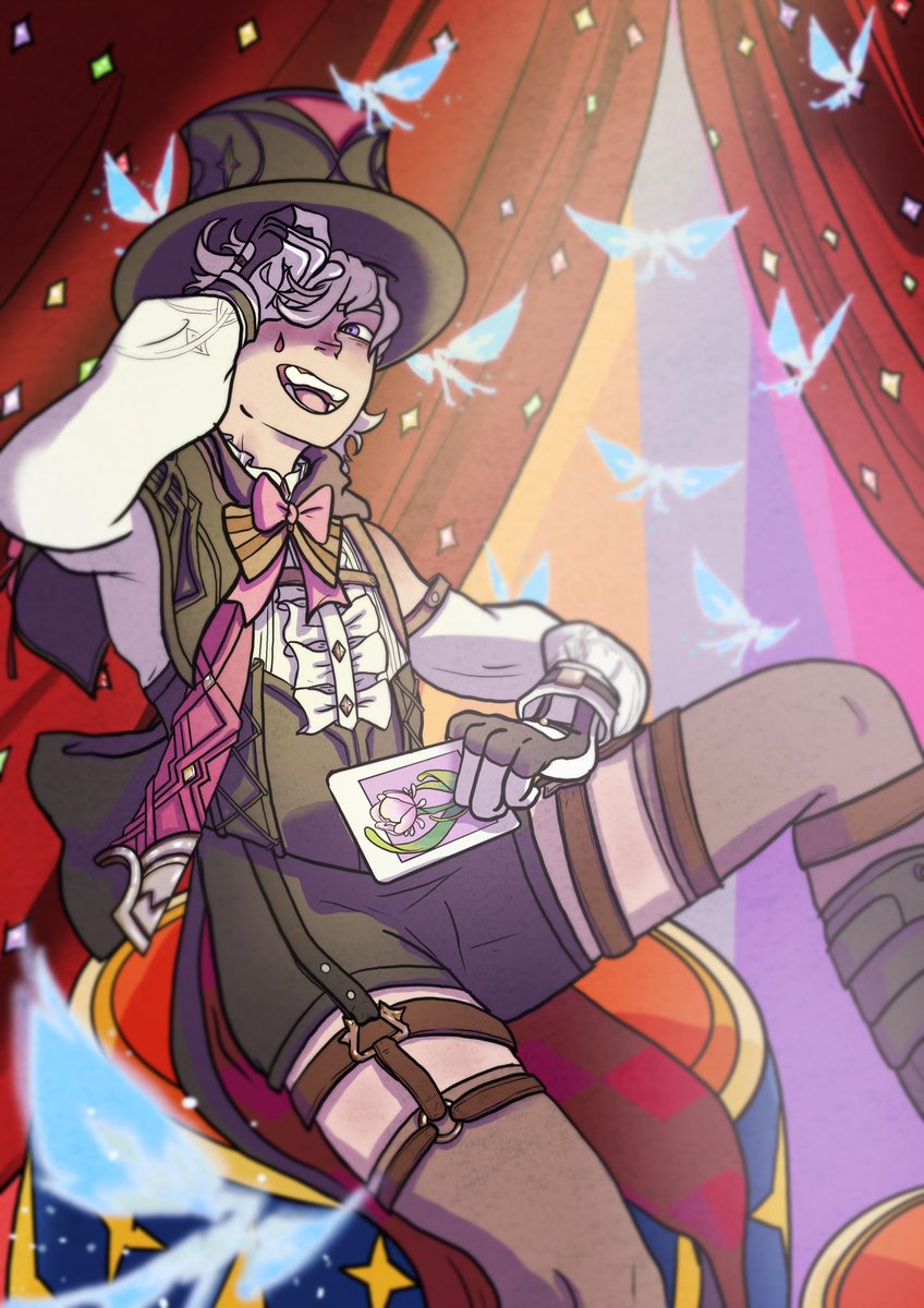 VinterC's tweet image. New prints! #alhaitham #lyney #GENSHINIMPACT #Genshin #haitham #sumeru #Fontaine #fanart