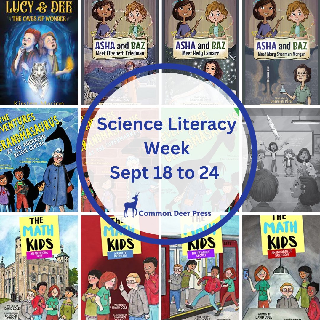 Did you know Science Literacy Week is Sept 18-24th?

Celebrate by reading a book with a science or STEM theme!

#SciLit #scilitweek