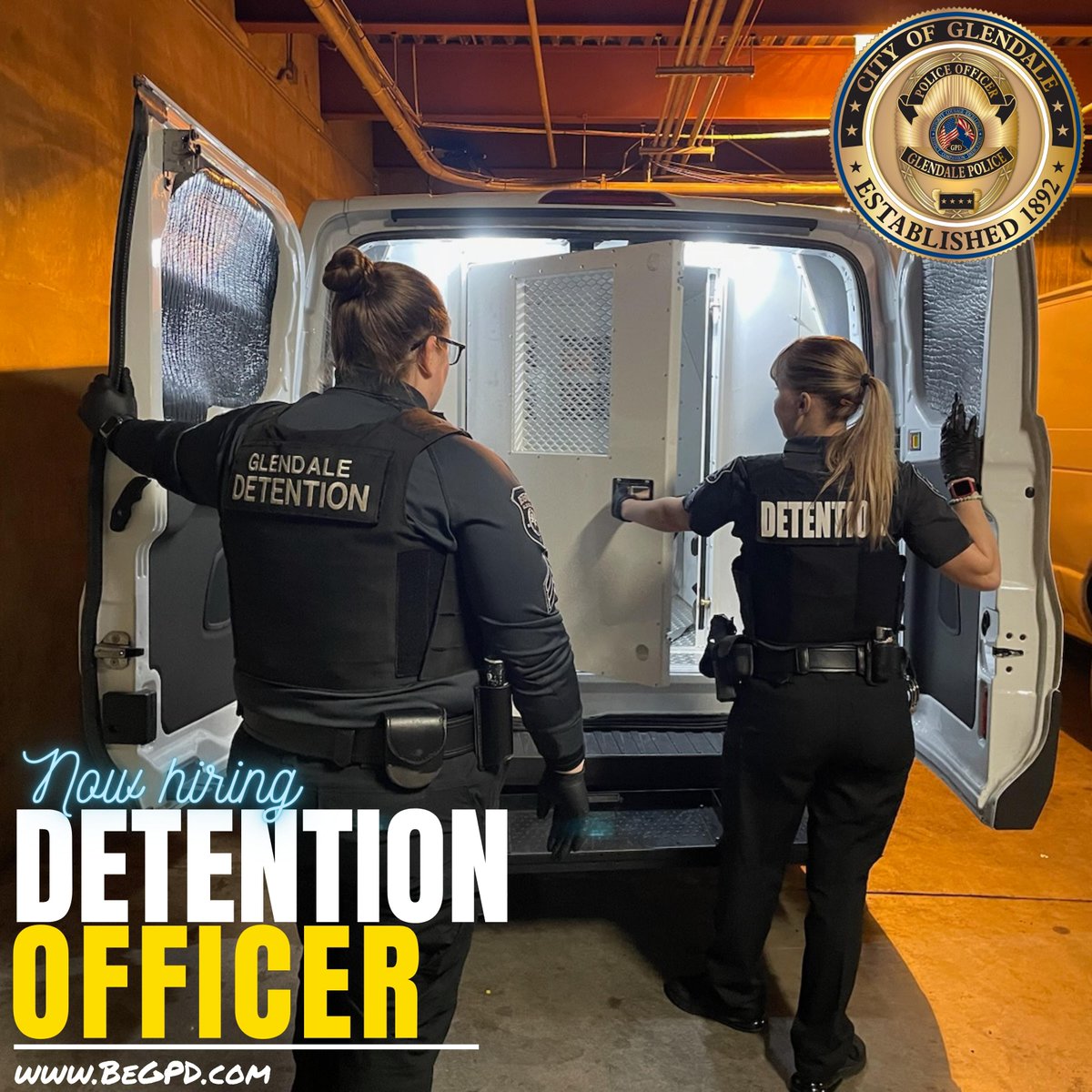 🚨 LAST CHANCE ALERT 🚨
NOW HIRING: DETENTION OFFICER
SALARY: $44,850 - $67,275 ANNUALLY
APPLICATIONS ACCEPTED UNTIL: TONIGHT 11:59PM

Don't miss this 👇

👉 bit.ly/BeGPDDetention…

#BeGPD #DetentionOfficer #corrections #policejobs #lawenforcementjobs #correctionsofficer
