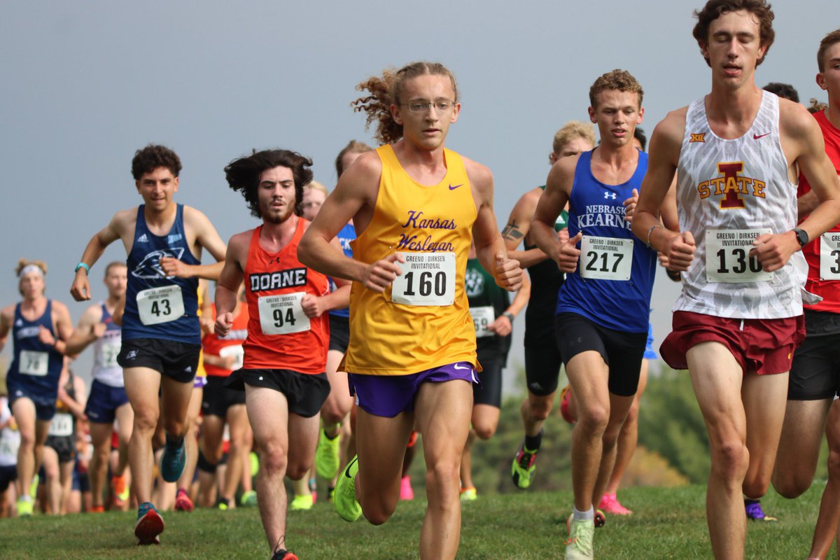 KWU_XC_Track's tweet photo. GREENO MEN’S RECAP

The KWU men came out swinging, smashing the previous School Record for Team Time, averaging 25:54. 

The following Coyotes hit personal bests at the meet:

Giovanni Rios 26:16
Cisco Alvarez 26:32
Julian Avila 27:08
Ty Davidson 28:07 https://t.co/yCTf5ssTJG