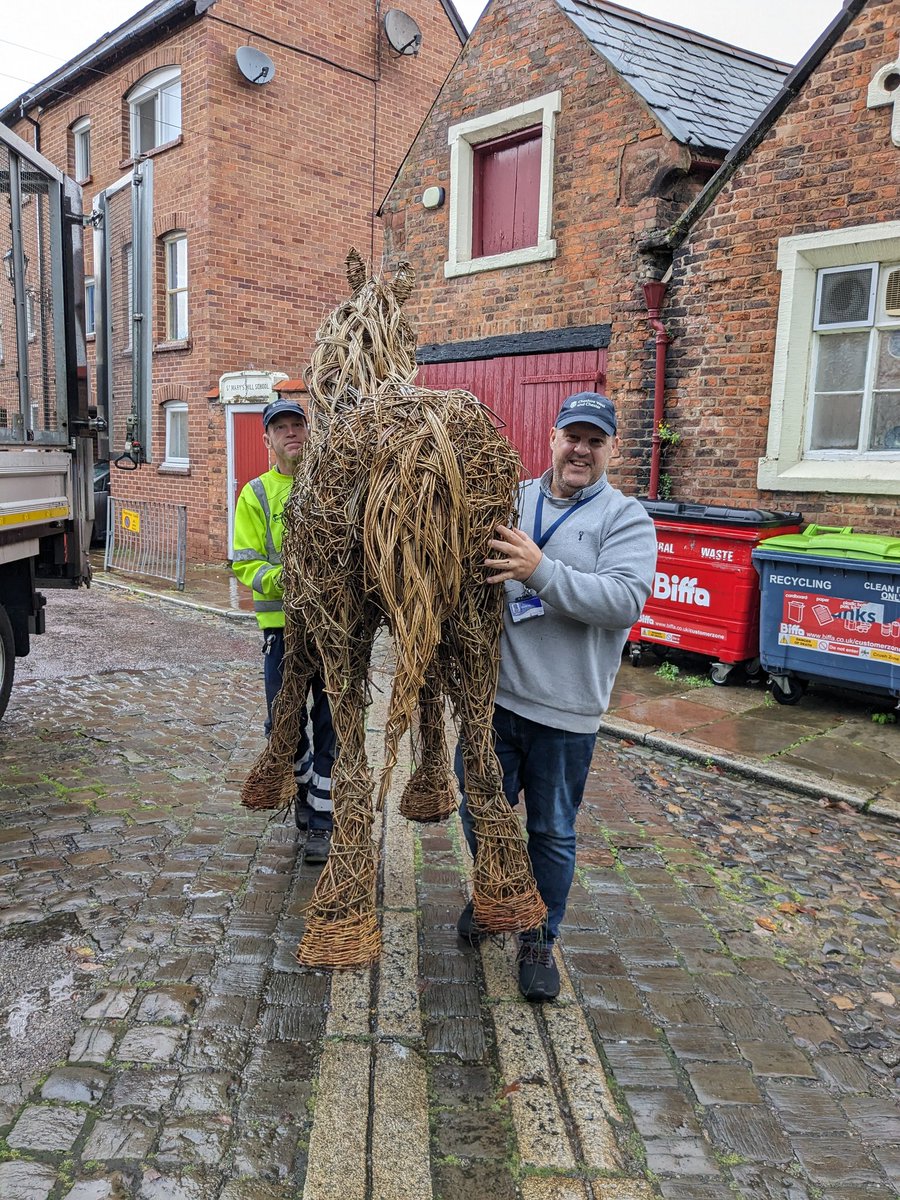 Chester Contemporary (@chestercontemp) on Twitter photo Many thanks to the <a href="/Go_CheshireWest/">Cheshire West</a> Street Care team who moved a horse and chariot to <a href="/CreativeMarys/">StMarysCreativeSpace</a> for us today!
Thanks guys Many thanks to the <a href="/Go_CheshireWest/">Cheshire West</a> Street Care team who moved a horse and chariot to <a href="/CreativeMarys/">StMarysCreativeSpace</a> for us today!
Thanks guys