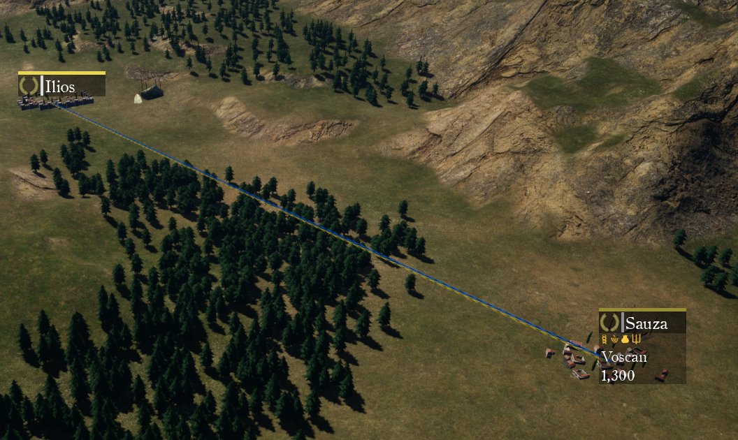 NikousStudio's tweet image. #gamedesign #gamedev #devbubble
In Ascendant Dawn when you hover over a settlement you can see its trade relations with moving lines.