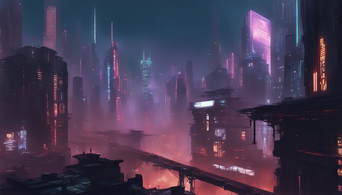 zero2zedGaming's tweet photo. Neon Metropolis The Vast Cyberpunk Cityscape #art #generativeart #artificialintelligence #machinelearning #aiartcommunity #ai #aiart #AIArtwork #cyberpunk #cityscape #cyberpunkcity #future #neon #neonmetropolis #metropolis https://t.co/n0ZbmpBJWd