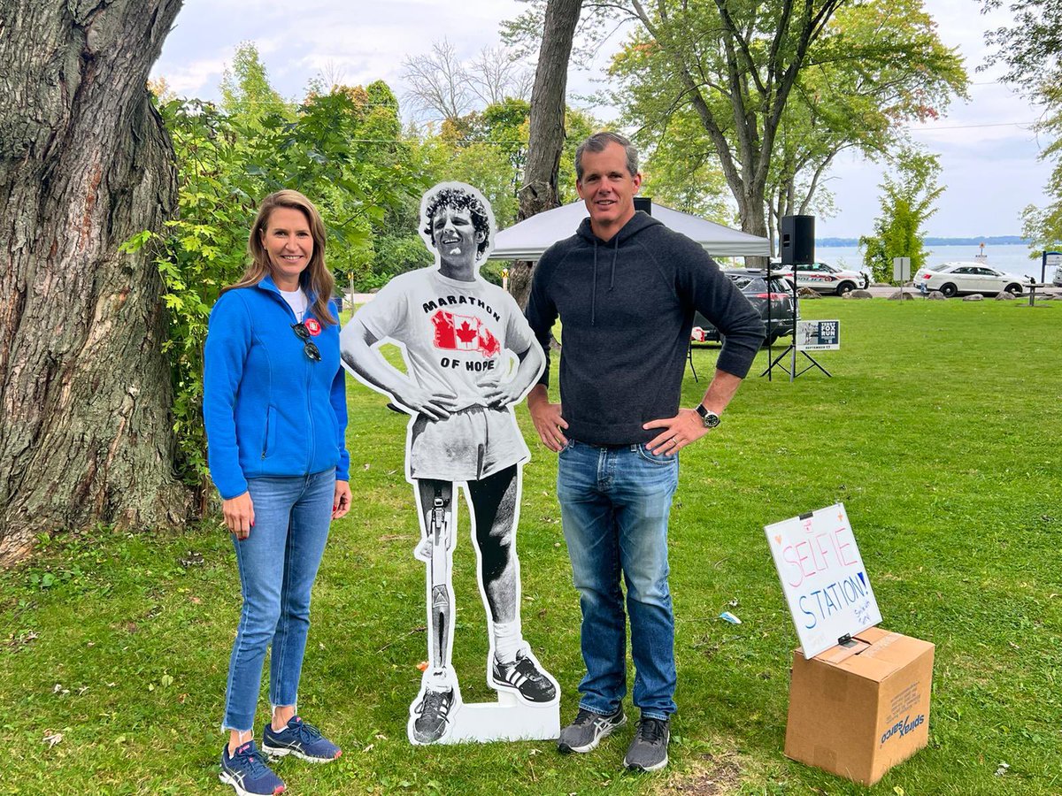 C_Mulroney's tweet photo. Since 1980, Terry Fox’s Marathon of Hope has inspired millions around the world. 

Thank you to everyone who came out to support this year’s Terry Fox run! 

Together, we can achieve Terry’s dream of a world without cancer.

#YorkSimcoe https://t.co/6zcAMxzYFi