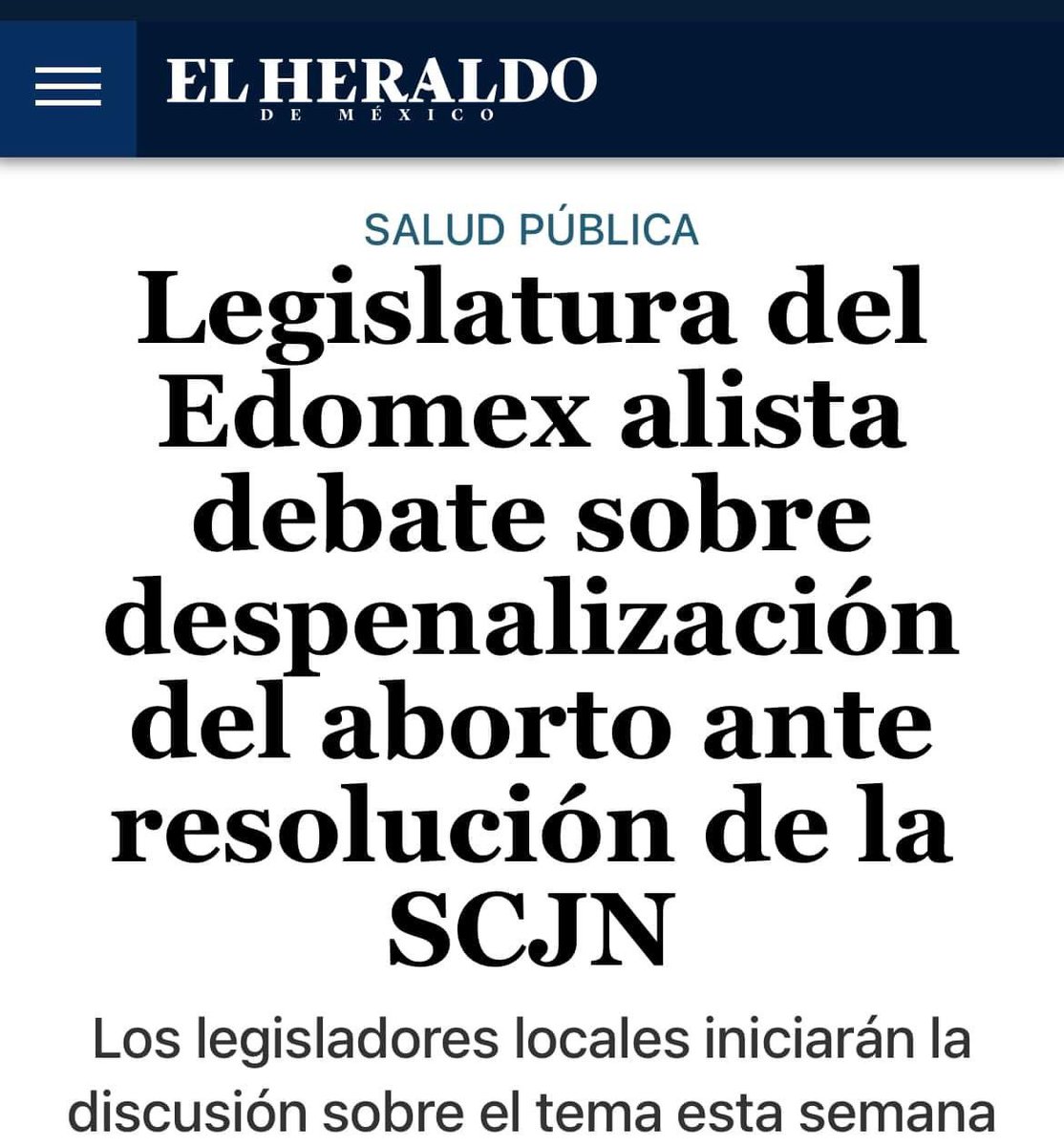 Una vez más legisladores sin temperamento quieren levantar el tema del aborto. 

BASTA DE FALSAS PROMESAS DE PROTECCIÓN A LA MUJER, el aborto no ayuda, sino que pone en riesgo su salud.

Firma para que llevemos al Congreso mexiquense nuestro reclamo 👇🏻

acti.mx/ProteccionALaM…