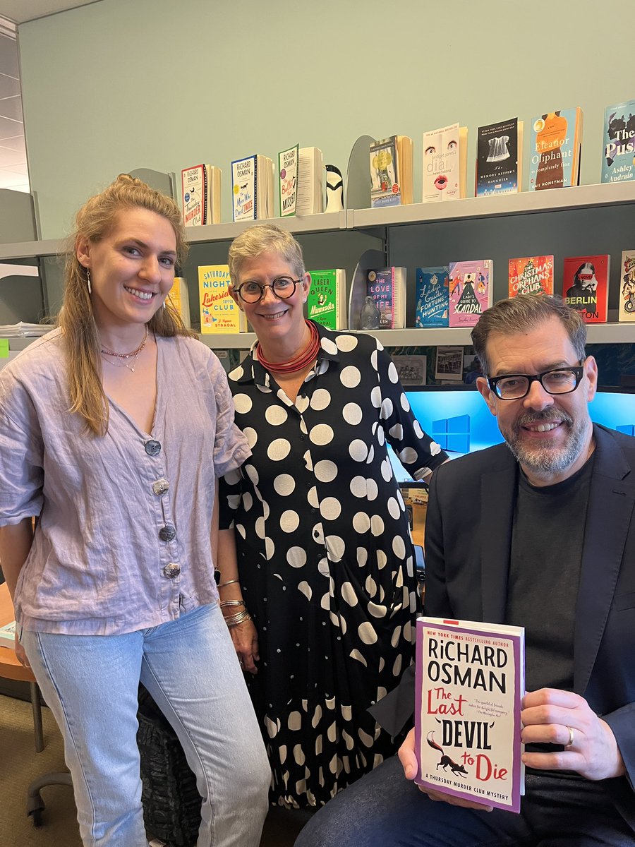 The man, the myth, the legend: @richardosman ‼️Over the moon to celebrate the US launch of #TheLastDevilToDie with the man of the hour stateside! 🎉🎉🎉