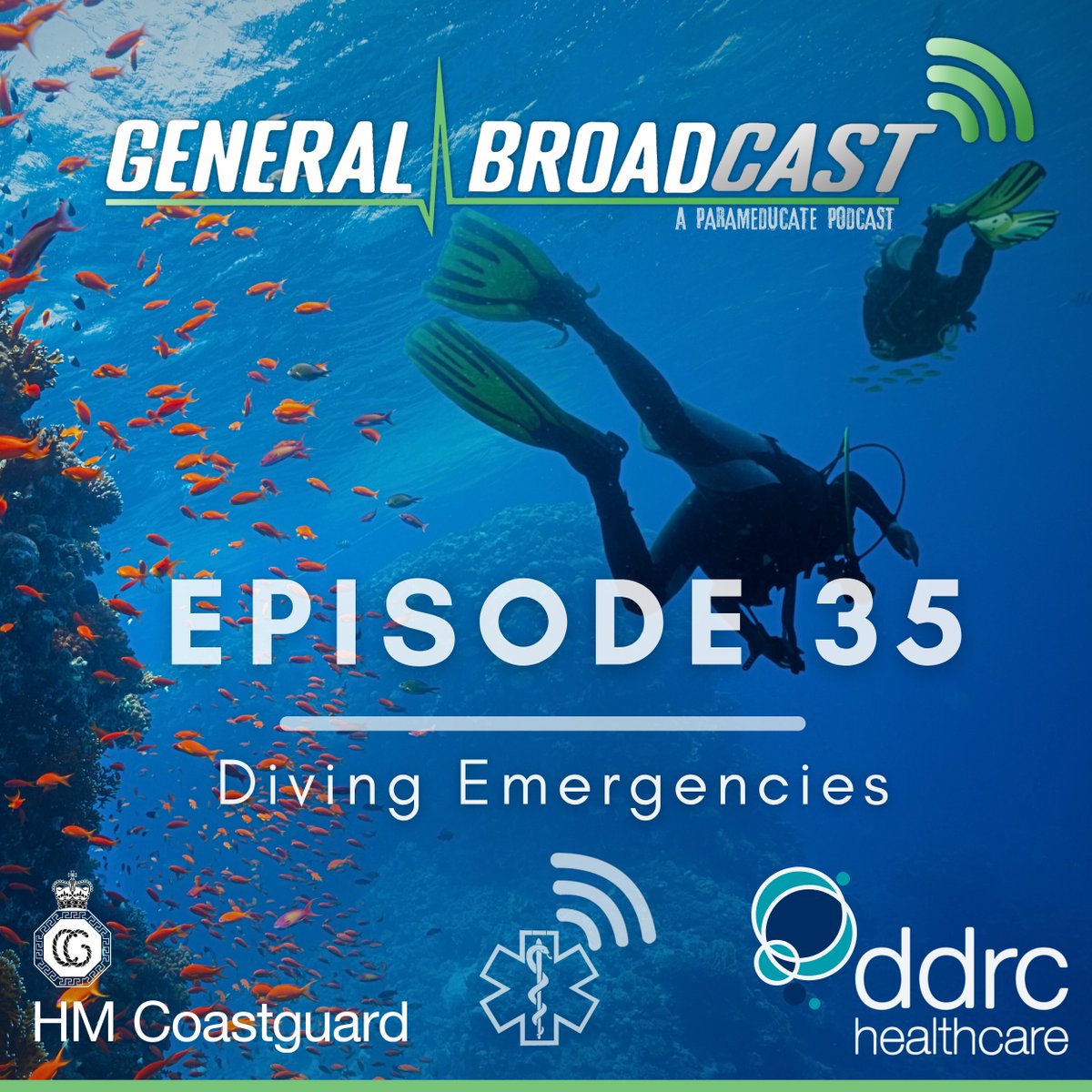 Our latest podcast is out now! Thanks to support from @DDRCPlymouth and colleagues from @HMCoastguard. This month we look at Diving Emergencies and what we can do to manage unwell divers. Find us wherever you get your podcasts. open.spotify.com/episode/1Yn8lg… podcasts.apple.com/gb/podcast/div…