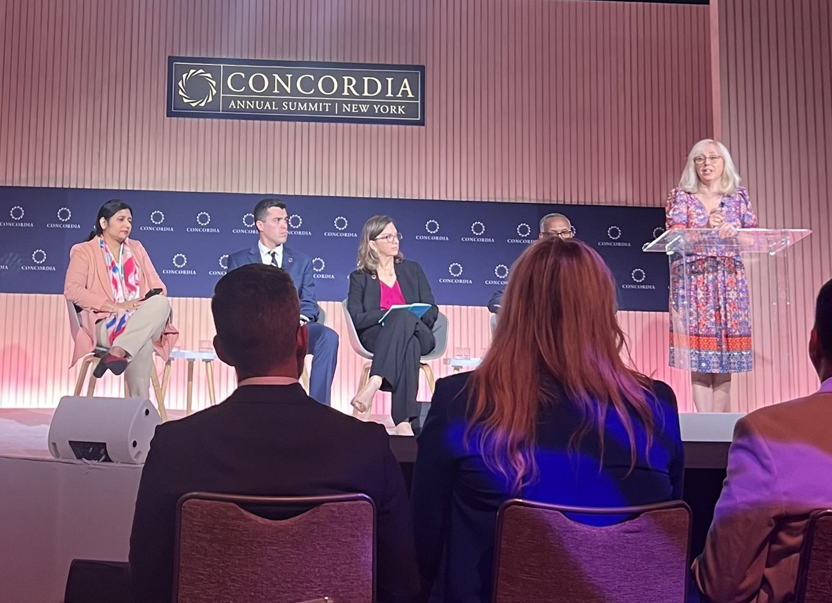 Ethiopia has quadrupled its education system in the last 20 years. Exciting to hear about Ethiopia’s commitment to thrive as a middle income country in our lifetime using education as its fuel. 🚀#acceleratedlearning @luminosfund @ConcordiaSummit
