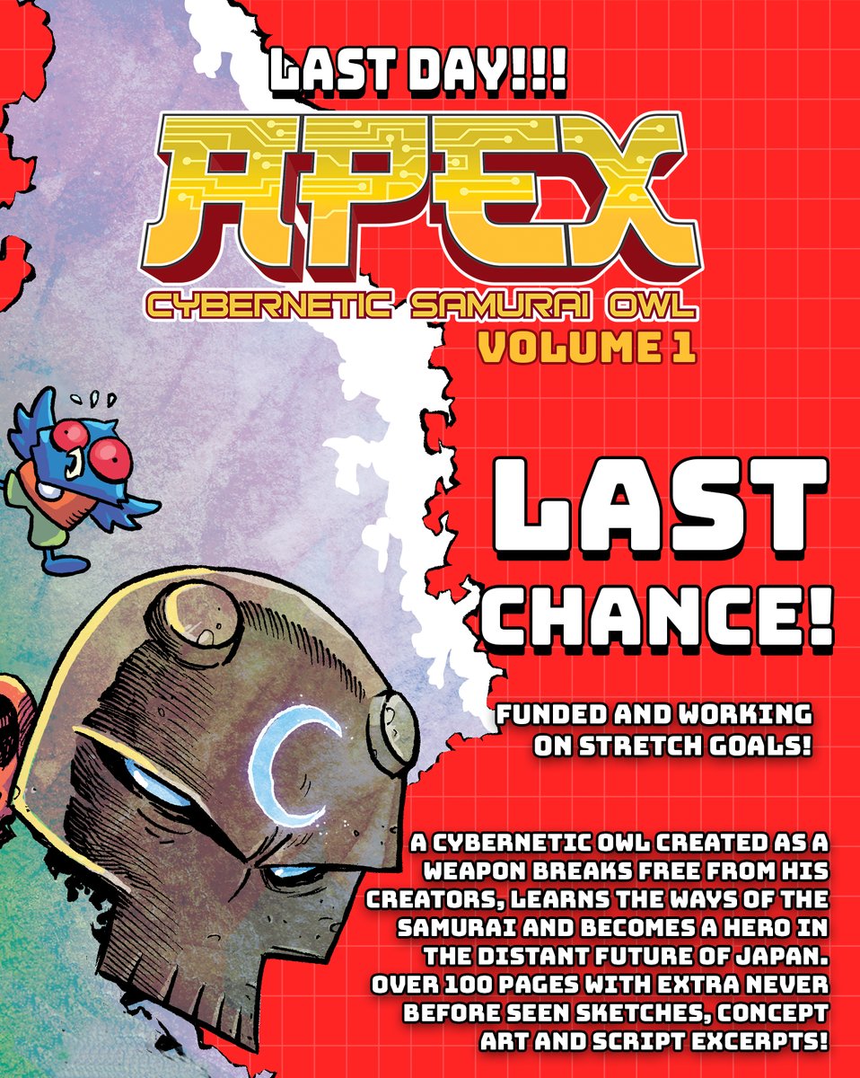 It's the last day to grab this on Kickstarter! Get it here! kickstarter.com/projects/kenny…