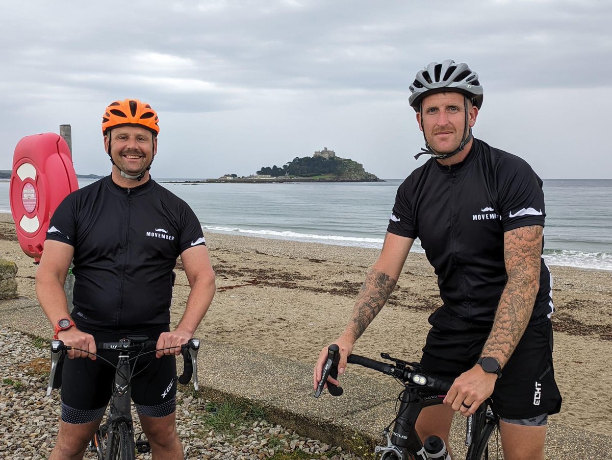 1/2 Our very own CM Matt Bullen has completed his Tour de Kernow for Movember UK for the last four days he has cycled to every fire 🚒 station in Cornwall Fire and Rescue Service with Liskeard Community Fire Station FF Graham Smith! Epic challenge and congratulations !