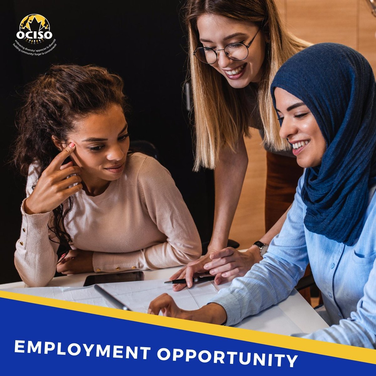 OttawaOCISO's tweet photo. We are hiring: Mentorship Facilitator/Recruiter Liaison –  28 hours per week, September 2023 – Indefinite

Apply Now: https://t.co/pDtCVc81DE

Application Deadline: September 22, 2023, by 12:00 p.m. (EST).

#OCISO #OttawaJobs #WorkatOCISO https://t.co/DwTGHNS9GP