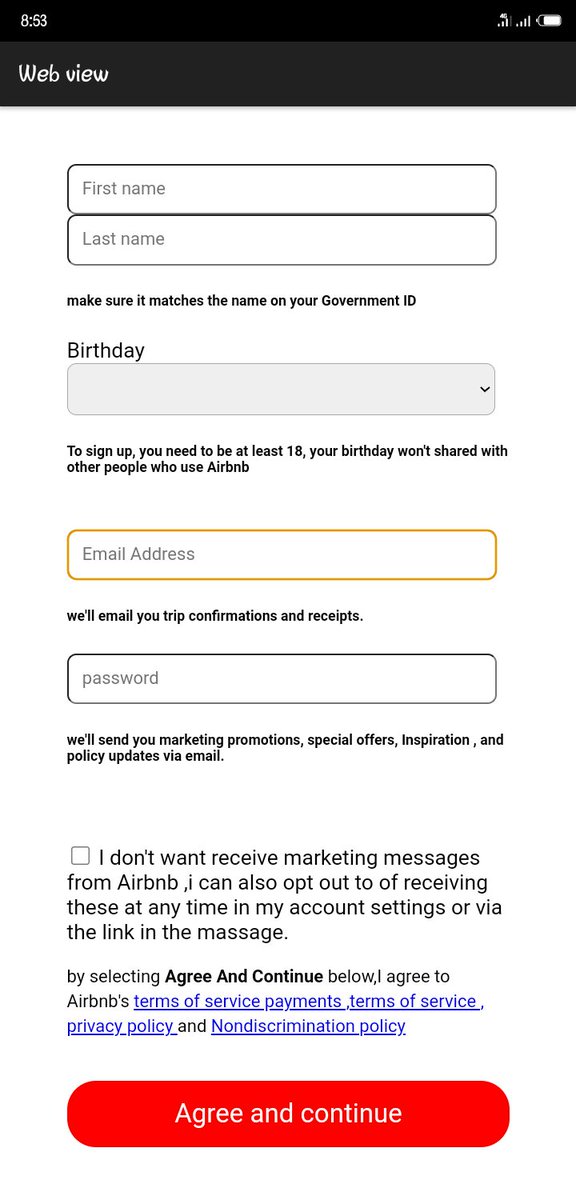 emmanuelchizob's tweet photo. Build this #forms with #html and #css, still learning #100DaysOfCode #100daysofcoding 💪 https://t.co/R0labdaIsa