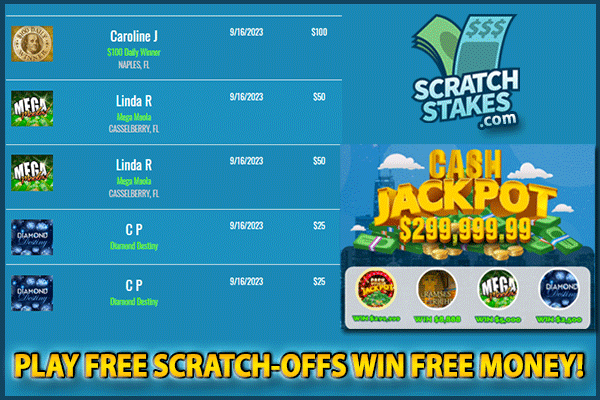 scratchstakes's tweet photo. There's NEVER a need to bring your wallet to play #Scratchstakes!👛
🤑
Play FREE #scratchoff #games, #win FREE Instant Cash!
🤔Have you scratched today?
👉 https://t.co/2rbOQp7cRu https://t.co/QQ94pTsPEw