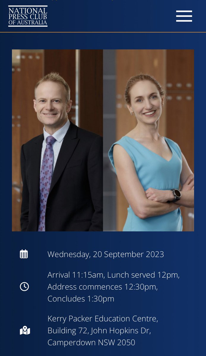 Pl join @ProfGLongMIA & I tomorrow at #RPAH or @ABCTV as we address @PressClubAust. We will call on global cancer community 2 think BIG & b COURAGEOUS! Will use my incurable subtype of #glioblastoma 2 provide eg how 2 transform pathways hopefully 2 achieve better outcomes 4 all!