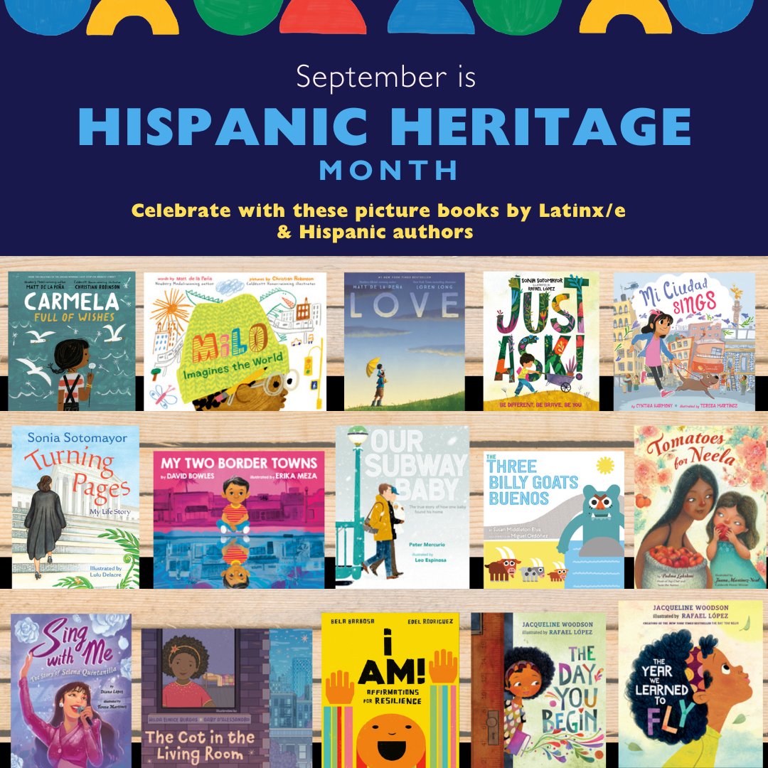 September is Hispanic Heritage Month! Check out these recommendations. You may find your new favorite book. 📚 #hispanicheritagemonth #bookrecommendations