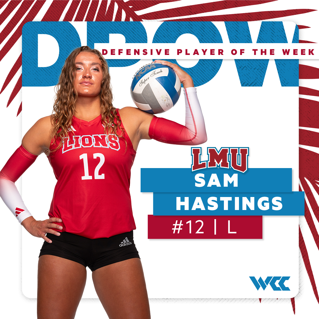 Another sweep! 😎🦁🔥 Congratulations to Jacquelyn Moore and Sam Hastings on winning WCC Offensive &amp; Defensive Player of the Week!  <a href="/WCCsports/">West Coast Conference</a> 

#RestoreTheRoar