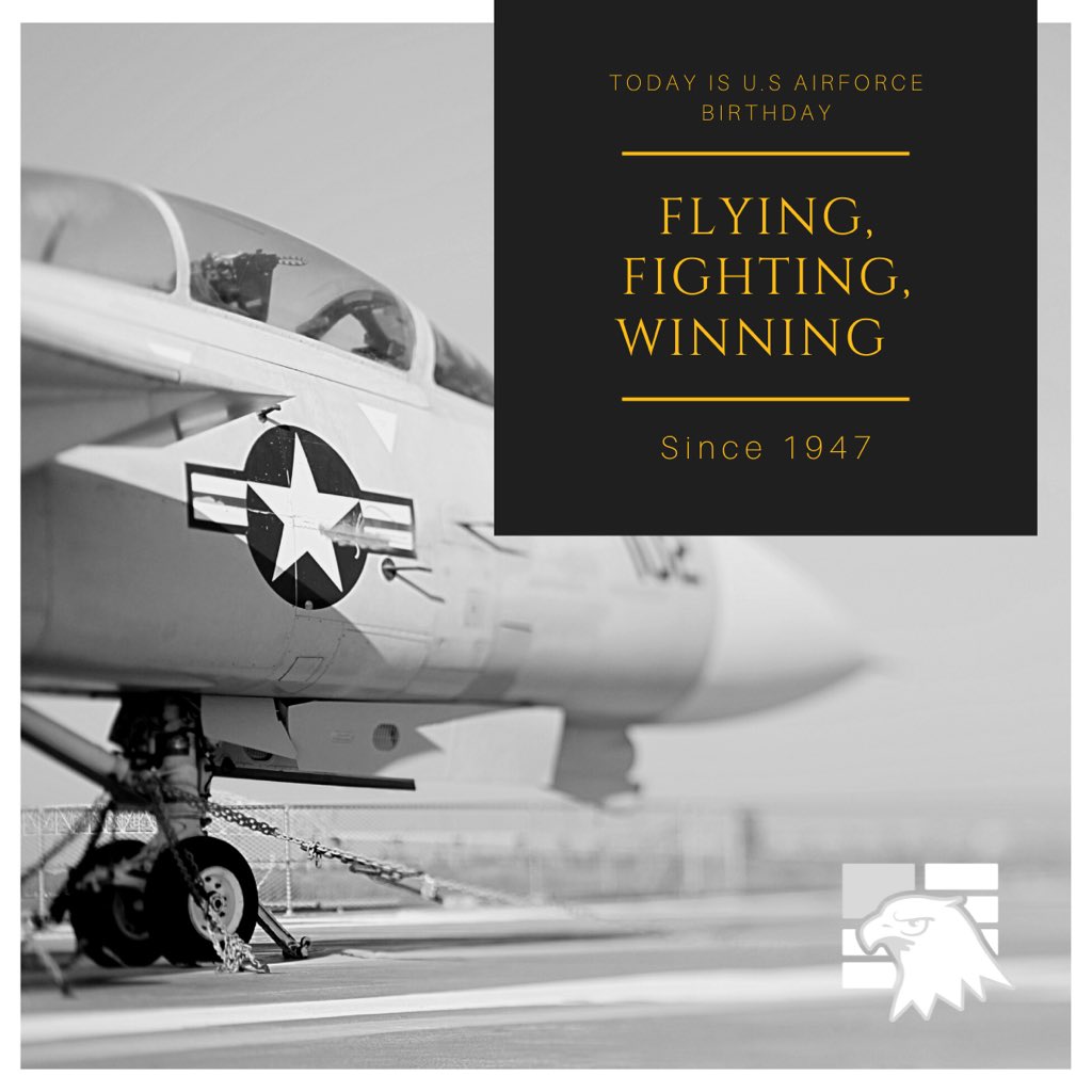 solutionsfgi's tweet photo. Happy Birthday to the U.S. Air Force!
Celebrating 76 years of excellence, strength, resilience, and innovation in the skies and beyond.

Thank you for all that you do!! Fly, Fight, Win! 

#USAirForce | #FGiSolutions | #MilitaryAppreciation | #AirForce https://t.co/NUwYducs7v