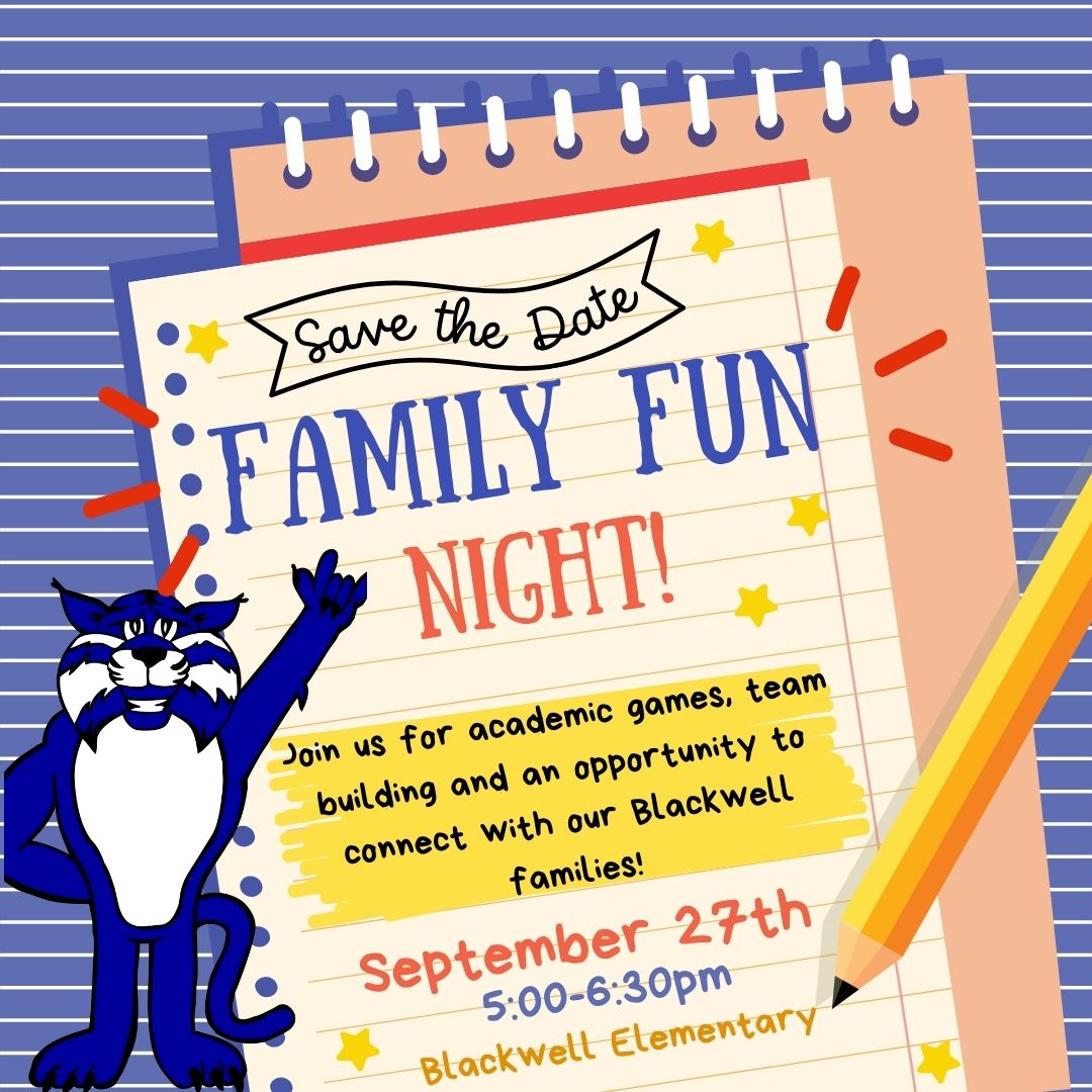Join us for Family Fun Night next week on 9/27! 🎉