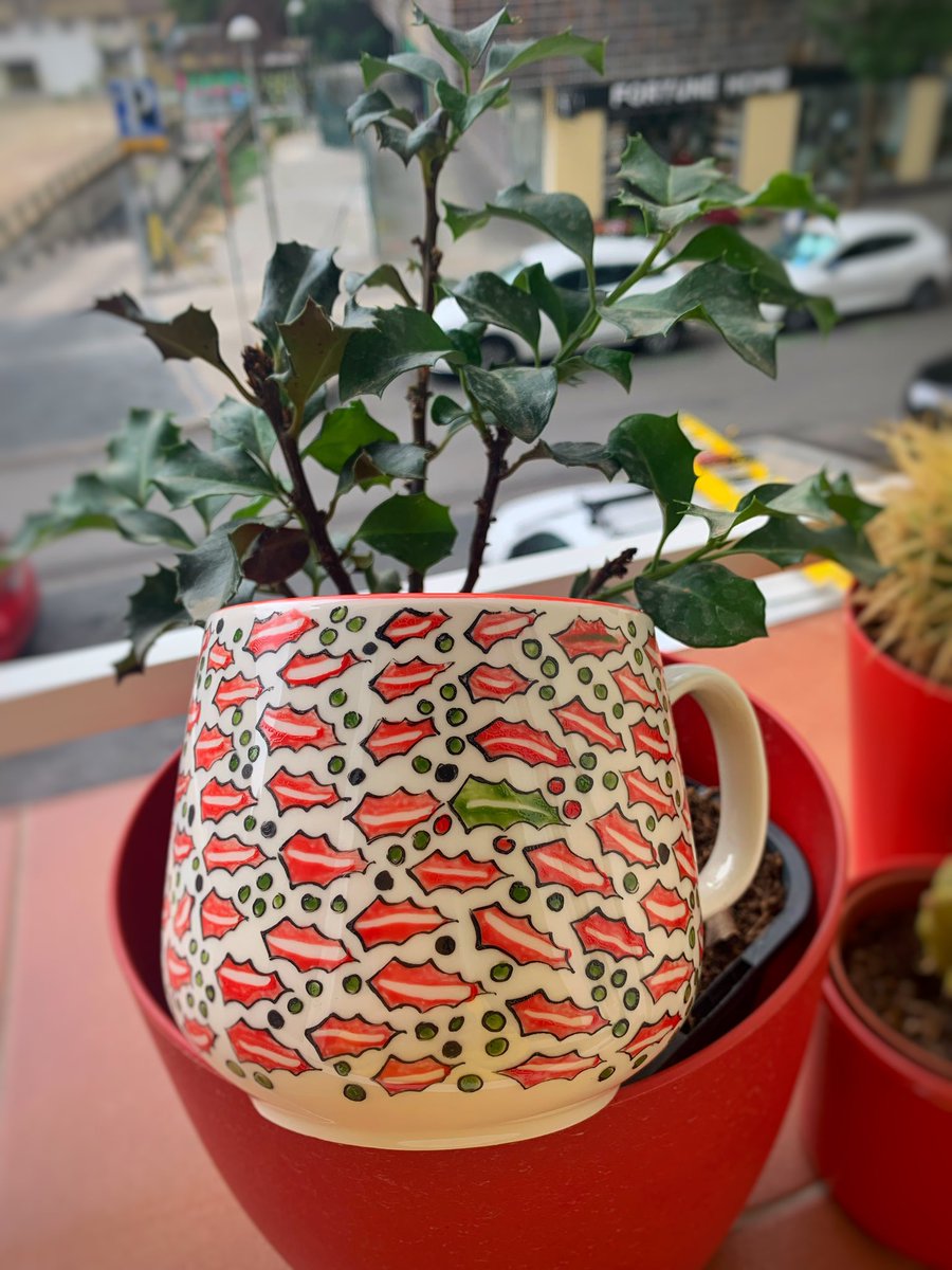 Un montón de acebos para desayunos y meriendas. pintandoplatos.lilahexe.es/?m=1