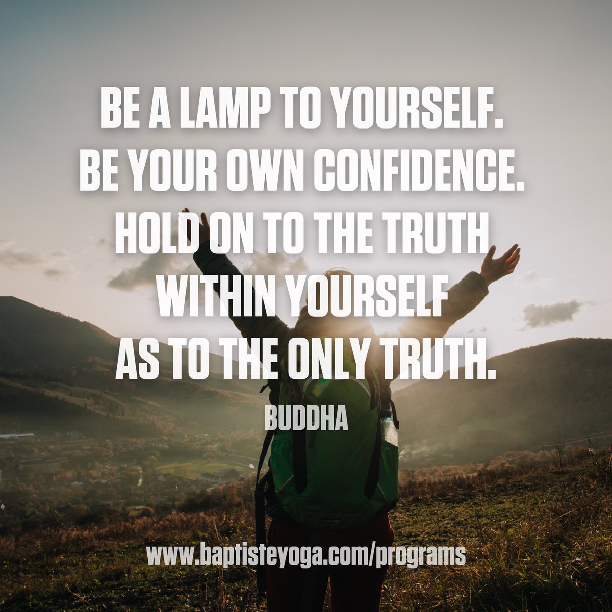 Does lack of confidence affect your ability to reach your full potential on and off the mat? 
Are you looking for ways to boost self esteem and have your confidence shine through in your teaching and in all areas of your life?

Visit  baptisteyoga.com/programs/level… about Level One!