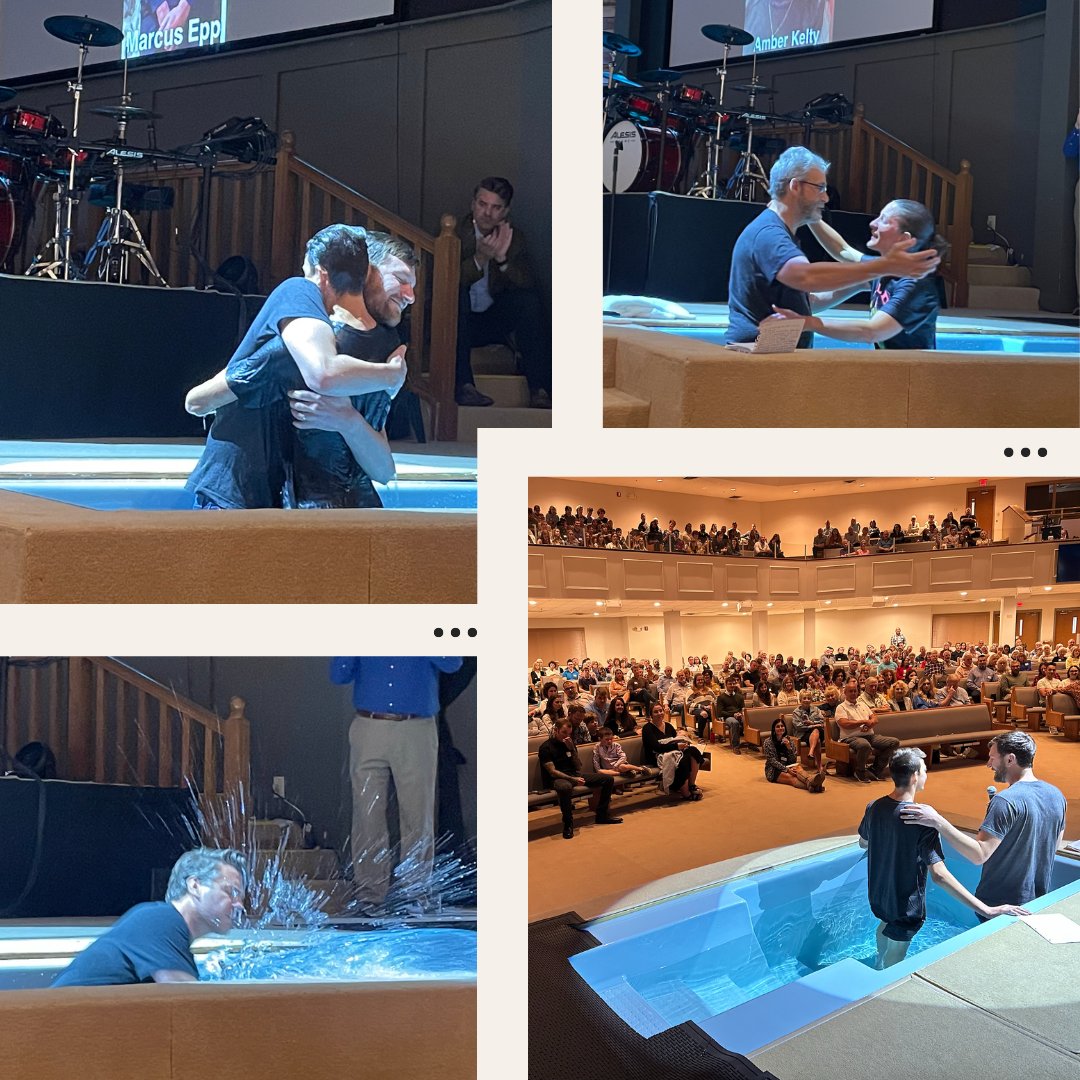 Yesterday, we were honored to watch 11 people publicly proclaim their faith in Christ through baptism!