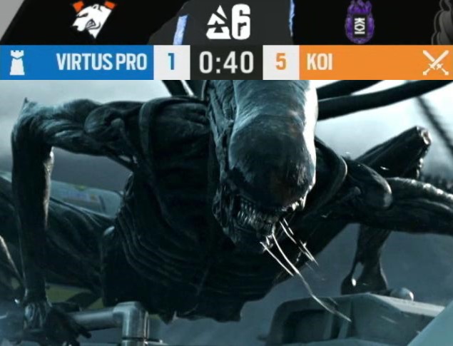 R6esportsEU's tweet photo. KOI on                                       KOI on
defence                                     attack https://t.co/C7nXsiAjeZ