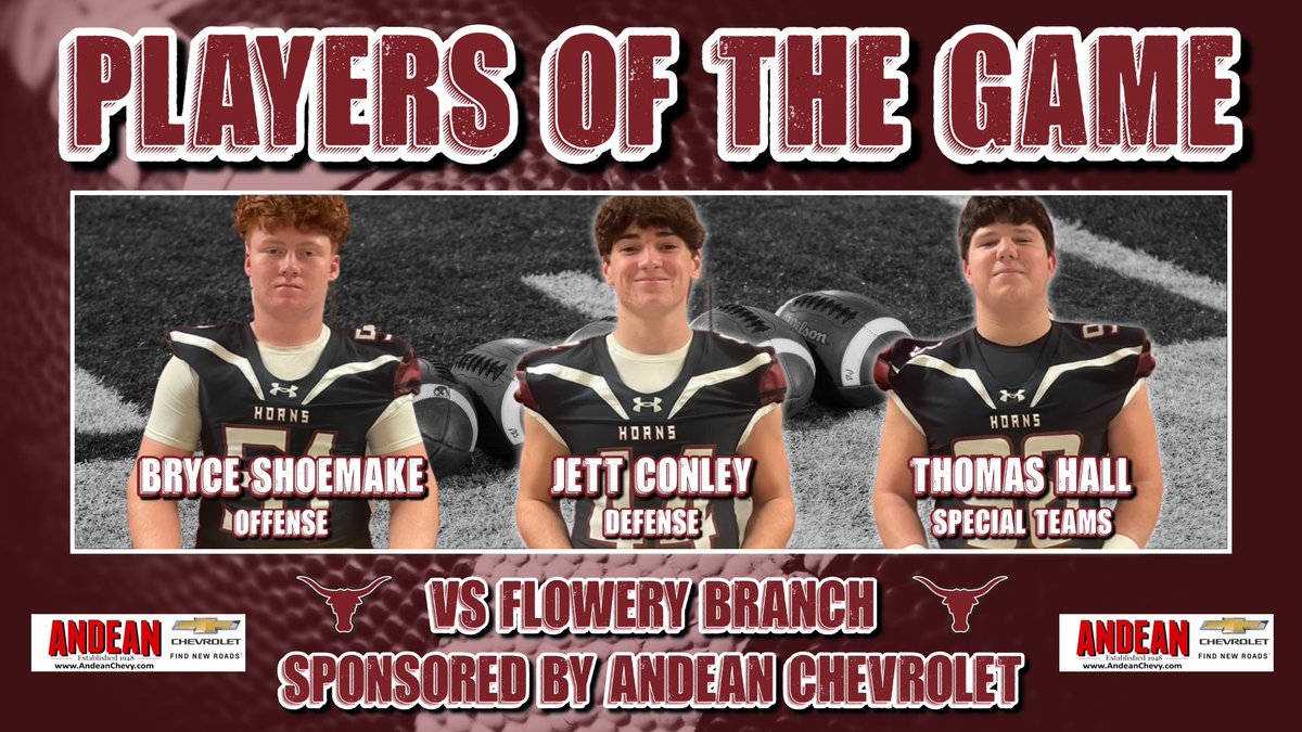 Lambert Football Players of the Game brought to you by @AndeanMotorCo #E2W