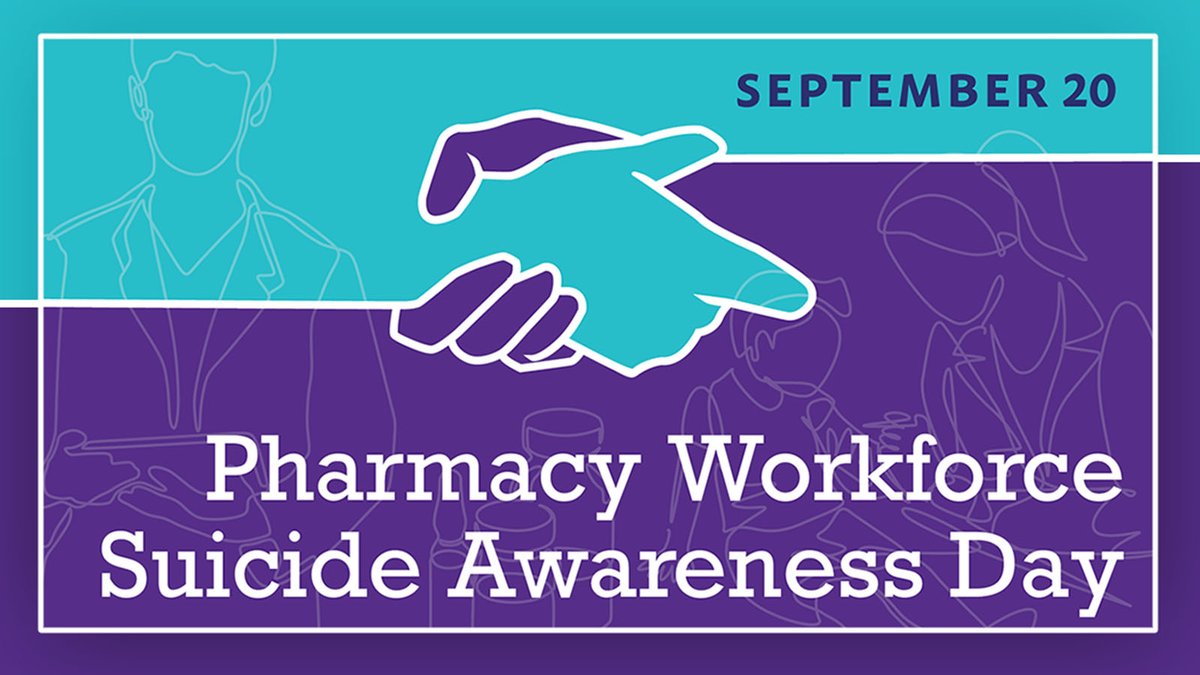 Today, with <a href="/pharmacists/">American Pharmacists Association</a>, ASHP announced the establishment of Pharmacy Workforce Suicide Awareness Day, to be recognized annually on September 20. Learn more: news.ashp.org/News/ashp-news… #PharmacySuicideAwareness #PharmacyStrong