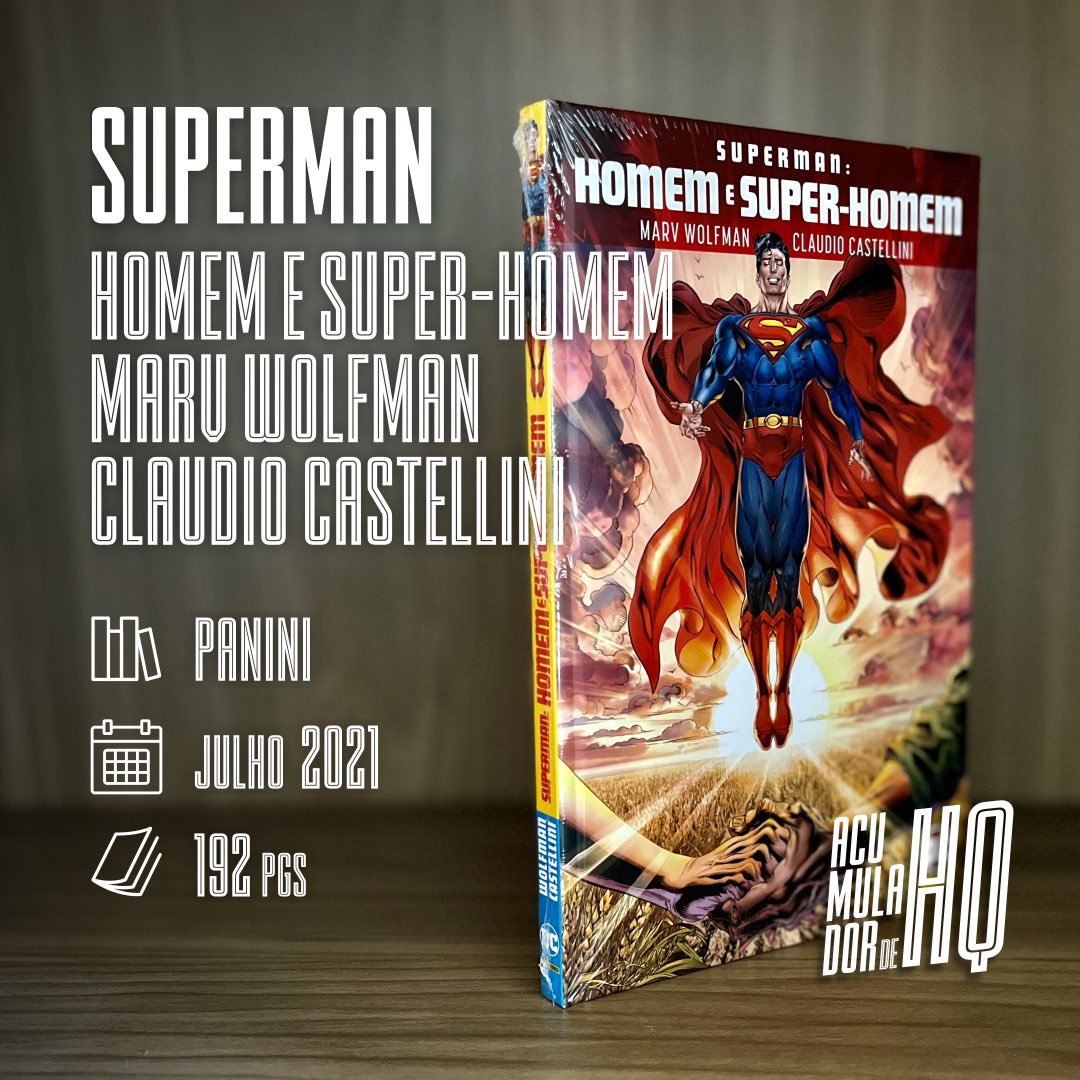 AcumuladorDeHQ's tweet photo. Não precisei de muitos motivos para abraçar esta edição especial Superman: Homem e Super-homem (e aquela saudade de escrever o nome do azulão com hífen).
#superman #supermanhomemsuperhomem #manandsuperman #clarkkent #dccomics #quadrinhos #hq #colecionador #acumuladordehq https://t.co/0XWlFZqdvI