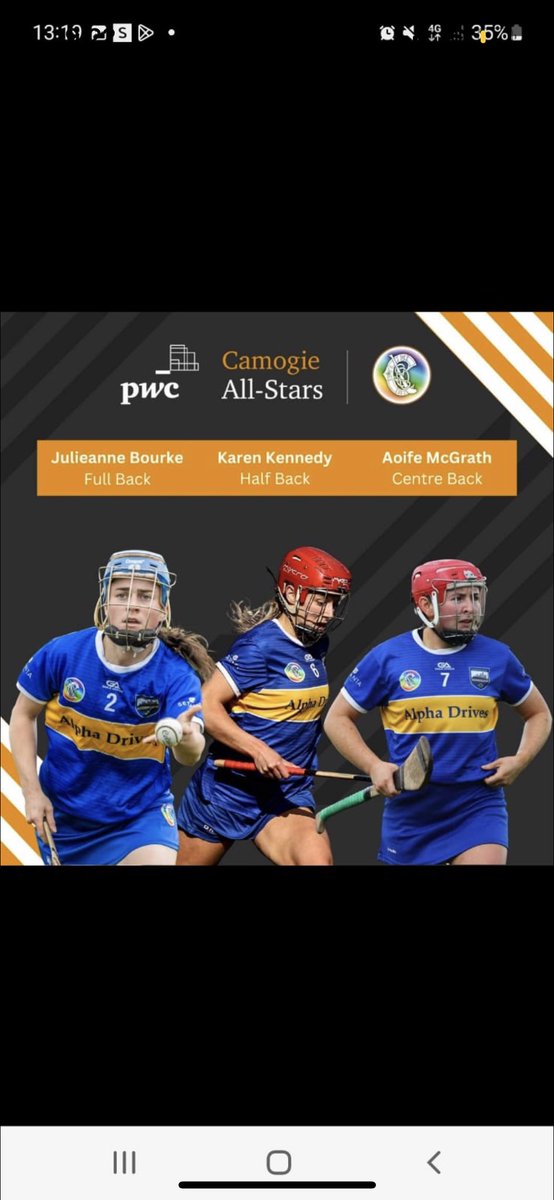 Congrats to Ms Bourke on her all star nomination. So well deserved 👏