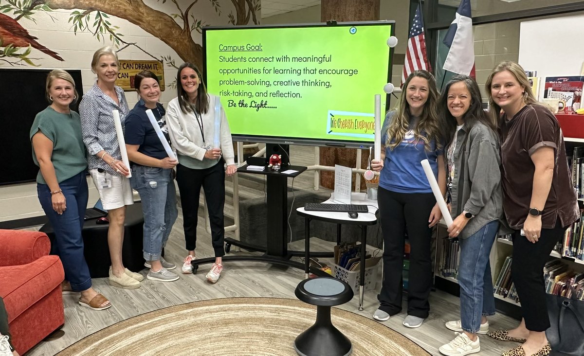 At WCE we are full of LIGHT! 💡WCE staff members received lights for providing students with meaningful opportunities for learning. #ShineALight #SendItOn