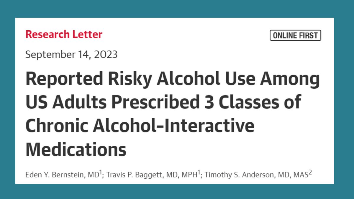 For more info on how alcohol interacts with many medications, and tips for talking with patients about risky alcohol use, see the NIAAA Healthcare Professional’s Core Resource — niaaa.nih.gov/health-profess…