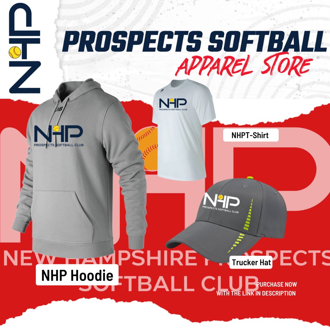 NHP Prospects Softball apparel store is LIVE now!!
The store closes Sunday, September 24th; link below to check it out now

championschoice.tuosystems.com/shopping/19891…