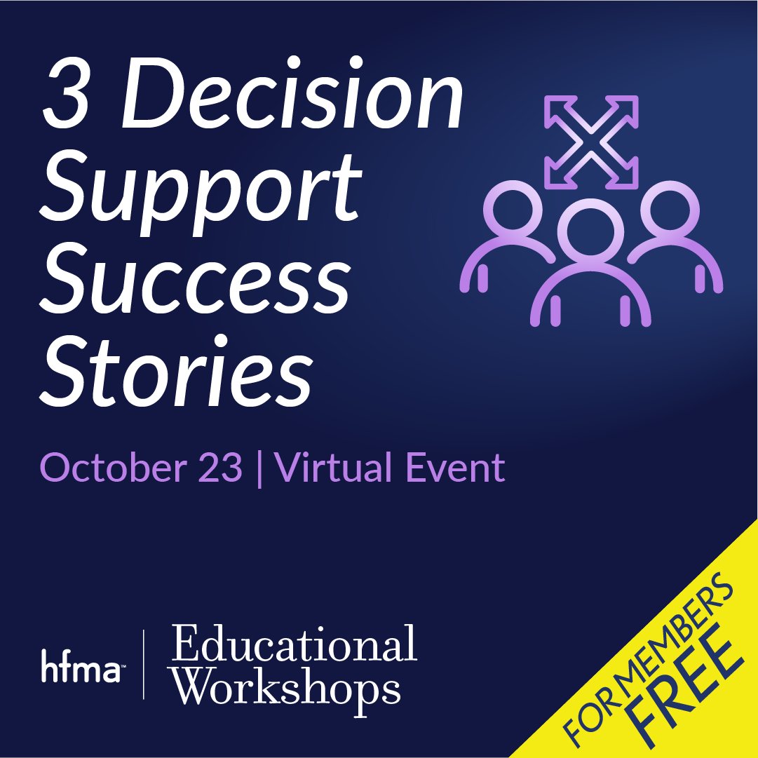 hfmaorg's tweet image. Join HFMA and @Syntellis to learn how 3 health systems use advanced decision support systems to drive advanced #costaccounting. #freeformembers #CPE ctrly.io/0Qsn4