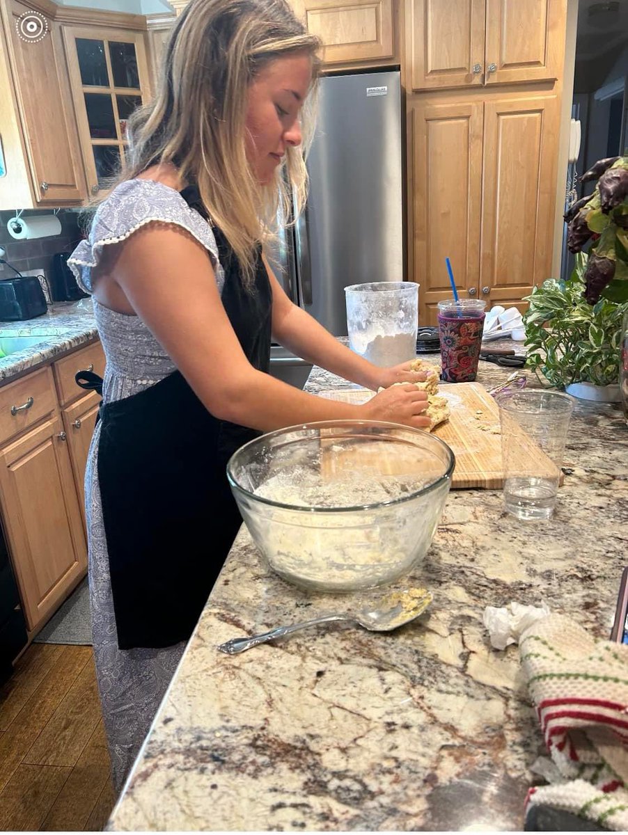 Teaching my daughter Francesca how to make homemade pasta. #italiangirls