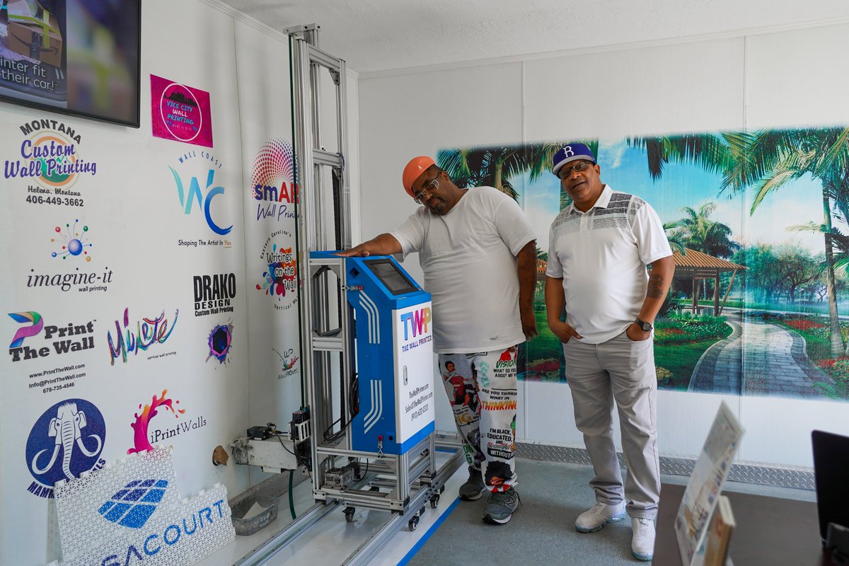 THE WALL PRINTER tweet media