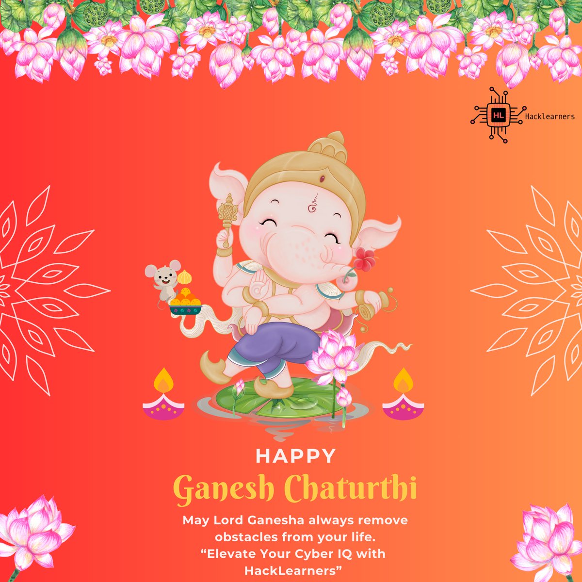 _HackLearners's tweet image. 🪔 Celebrating Ganesh Chaturthi with a promise to remove all barriers to infosec knowledge! 🛡🐘

HackLearners is your doorway to becoming a cybersecurity pro. 🚀 Explore our courses &amp;amp; start your learning journey with us. 💻

#GaneshChaturthi #CybersecurityEducation #HackLearners