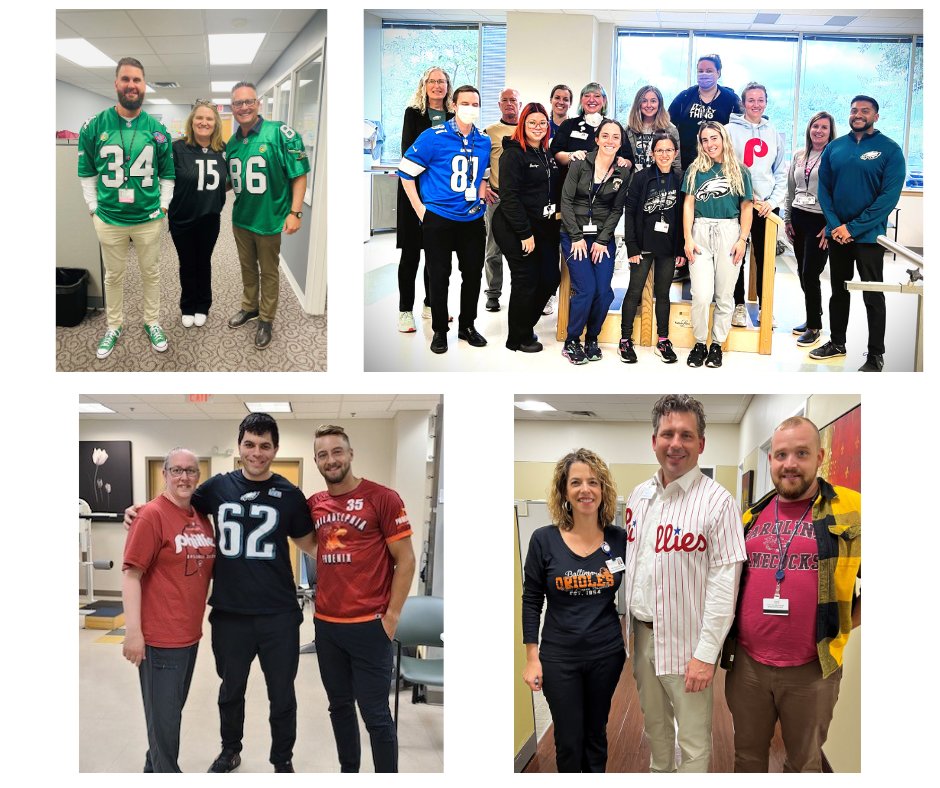 #RehabWeek2023 is September 18 – 24. To celebrate, every day during the week will have a different theme. 

Today's theme is Team Spirit Day.