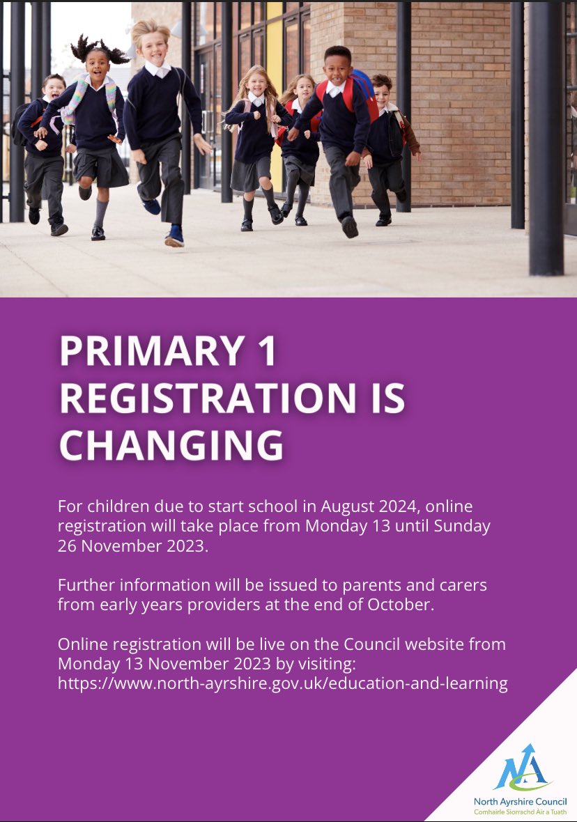 StMarksIrvine's tweet image. Please note changes that are being made for registration to Primary 1. #schooltime #P1fun @st_marks_eyc ❤️💛❤️