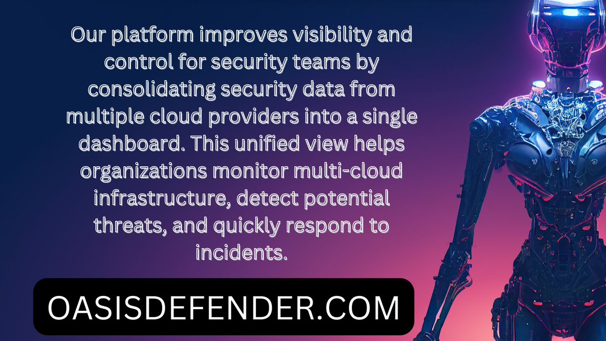 OasisDefender's tweet image. 🌐 Oasis Defender: Cloud Security Revolution! Unify, protect, conquer. Join the revolution. #CloudSecurityRevolution #DataEncryption #MultiCloudProtection #GenerativeAI #IT #technology #startup #quantumphysics #machinelearning #datascience 
Visit:oasisdefender.com