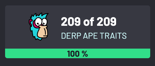BitWilderness's tweet photo. It only took 111 to get 209π€π¦§
@DerpBirdsNFT #DerpBirds #DerpApes #Drapes #CNFT #NFT https://t.co/e8yFdpDwNs