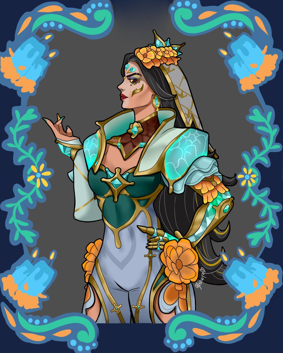 gleowynart's tweet photo. La ilusión never fades 
#RenataGlasc #ArtOfLegends https://t.co/XVlczFc8IC