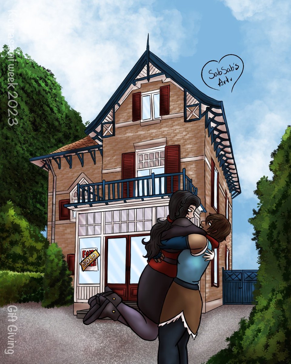 Sabsabs_Art's tweet photo. #KorrasamiWeek2023 Day 2; Gift Giving #Korrasami #AvatarKorra #AsamiSato #LegendOfKorra https://t.co/GBbBrzUDXU