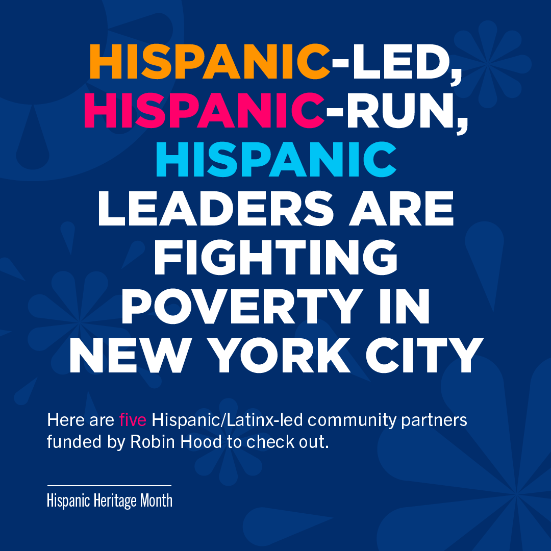 Robin Hood (@robinhoodnyc) on Twitter photo This #HispanicHeritageMonth, check out these 5️⃣ incredible Robin Hood grantees led by passionate Hispanic/Latinx nonprofit leaders who #FightPoverty right here in NYC 🙌
1️⃣ <a href="/LeadershipAcad_/">The Leadership Academy</a> 🎓
2️⃣ <a href="/CHCF_Inc/">CHCF</a> 👪
3️⃣ <a href="/exaltyouth/">exaltyouth</a> 🚸
4️⃣ <a href="/EastSideHouse33/">East Side House</a> 🏠
5️⃣ <a href="/PerScholas/">Per Scholas</a> 👩💻 This #HispanicHeritageMonth, check out these 5️⃣ incredible Robin Hood grantees led by passionate Hispanic/Latinx nonprofit leaders who #FightPoverty right here in NYC 🙌
1️⃣ <a href="/LeadershipAcad_/">The Leadership Academy</a> 🎓
2️⃣ <a href="/CHCF_Inc/">CHCF</a> 👪
3️⃣ <a href="/exaltyouth/">exaltyouth</a> 🚸
4️⃣ <a href="/EastSideHouse33/">East Side House</a> 🏠
5️⃣ <a href="/PerScholas/">Per Scholas</a> 👩💻