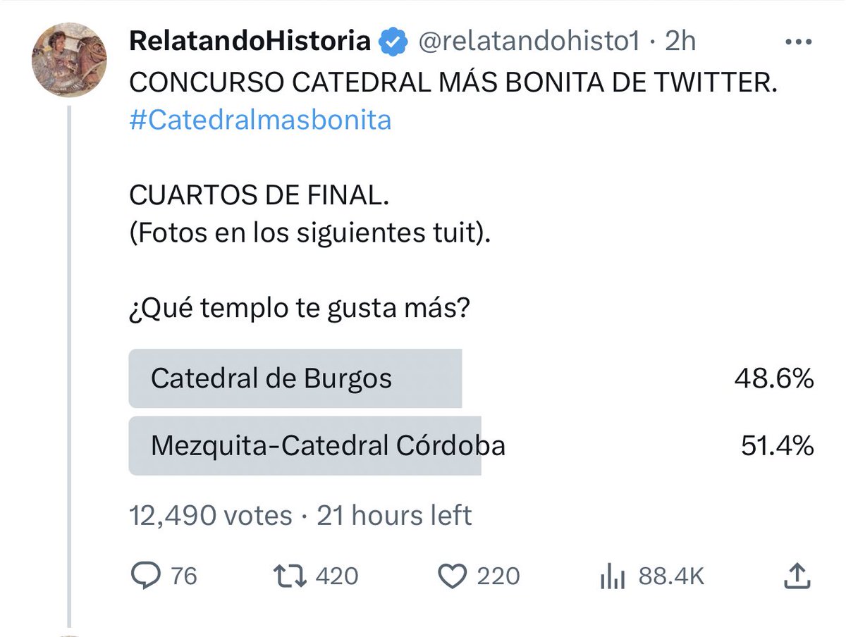 relatandohisto1's tweet photo. Tras dos horas de votación, los porcentajes van así. Se puede votar hasta mañana (19/09/2023), a las 20:30. https://t.co/BcsChszmft