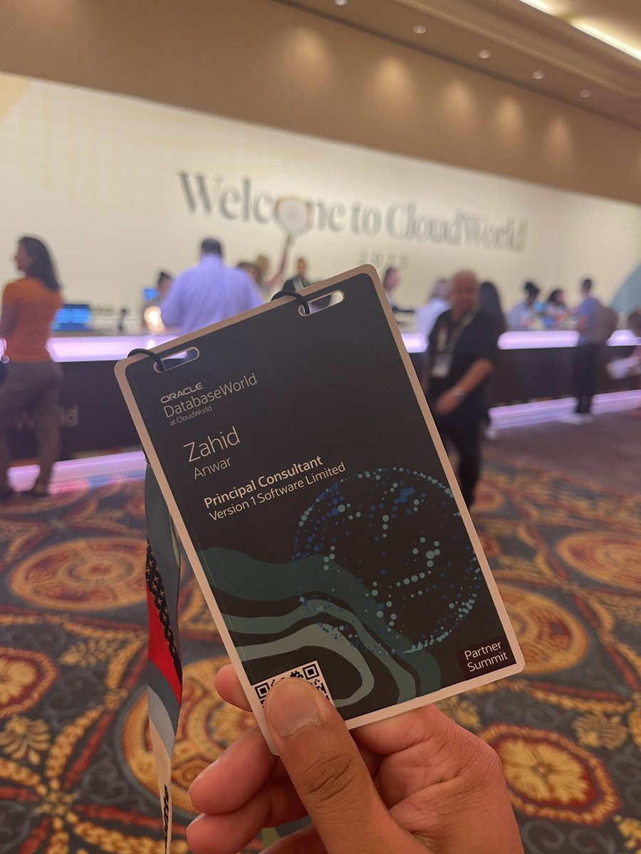 ZedDBA's tweet photo. All register for #Oracle #CloudWorld #OCW #OCW23! 👍🏽

Looking forward to great conference 😎

#InsideVersion1 https://t.co/mal4aJ7DNV